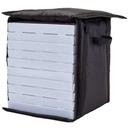 Cambro Black Insulated Premium Pizza Delivery GoBag, 18 1/2 x 19 x 23 inch