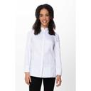 Chef Works White Small Modern Fit Tulum Chef Coat for Women