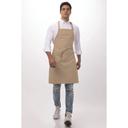 Chef Works Khaki Butcher Apron, 34 inch Long x 24 inch Wide