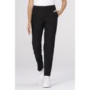 Chef Works Black Chino Poly Stretch Pant for Women, 16 inch