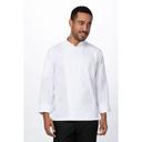 Chef Works White Medium Modern Fit Sustainable Hartford Chef Coat for Unisex