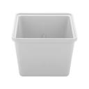 White GET Enterprises inc Melamine Square Salad Crock, 2 Quart -- 6 per case