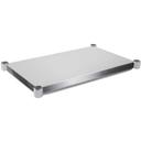 John Boos 14 Gauge Stainless Steel 300 Series Lower Shelves for Dishtable, 144 inch Length.