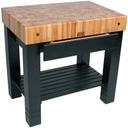 John Boos Natural Base Cream Finish Maple Homestead Block, 36 x 24 x 5 inch.