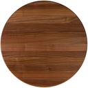 John Boos Tuff Var Finish Round Walnut Butcher Block Top, 42 x 42 x 1 1/2 inch.