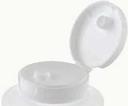 Tablecraft 38mm White Hinged Top for All Squeeze Bottles -- 12 per case