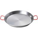 Winco Polished Carbon Steel Paella Pan, 14 1/8 inch -- 5 per case.