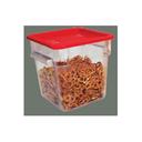 Winco Polycarbonate Square Clear Food Storage Container, 2 Quart.