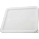 Winco Polyethylene White Cover for Square Storage Containers -- 12 per case.