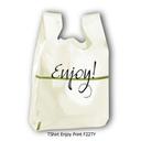 Enjoy Logo Light Ivory Carry Out Bag