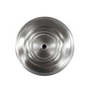 Stainless Steel 11.0 inch Round Plate Cover for Banquet Rim Plate, 24 count