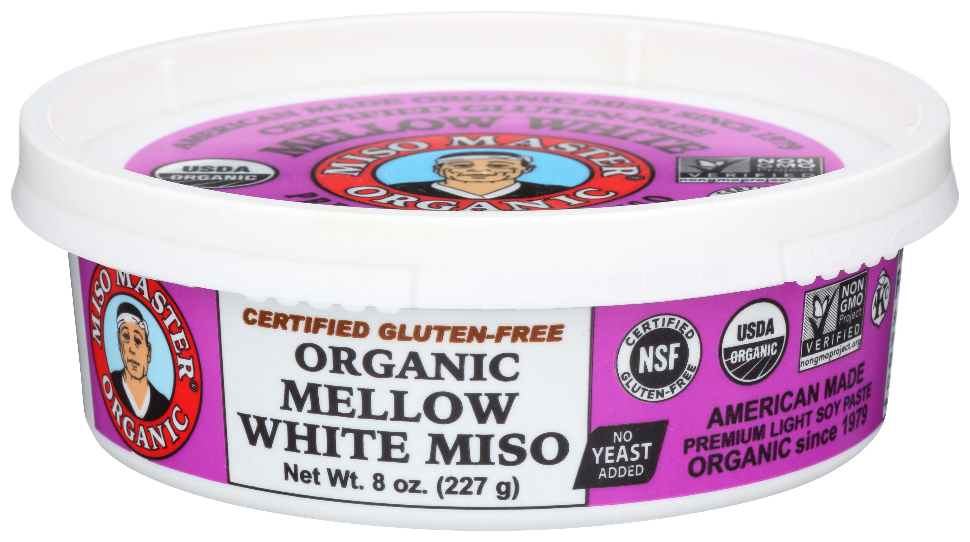 Miso Master Organic Mellow White and Dom Miso, 8 Ounce -- 6 per case.