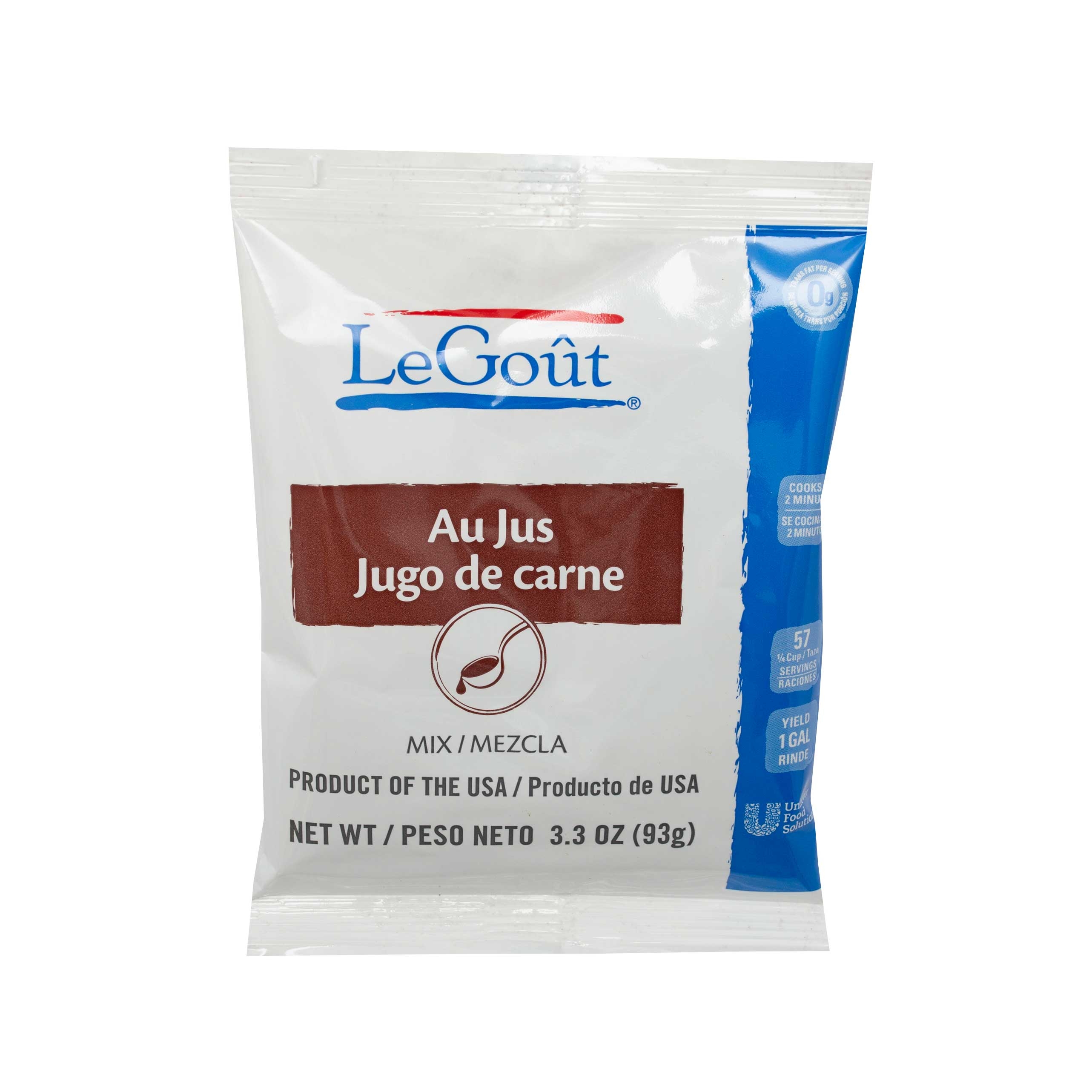 Single LeGout Instant Gravy Mix Au Jus, 3.3 Ounce