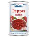 Single LeGout Pepper Relish Can, 3 Pound
