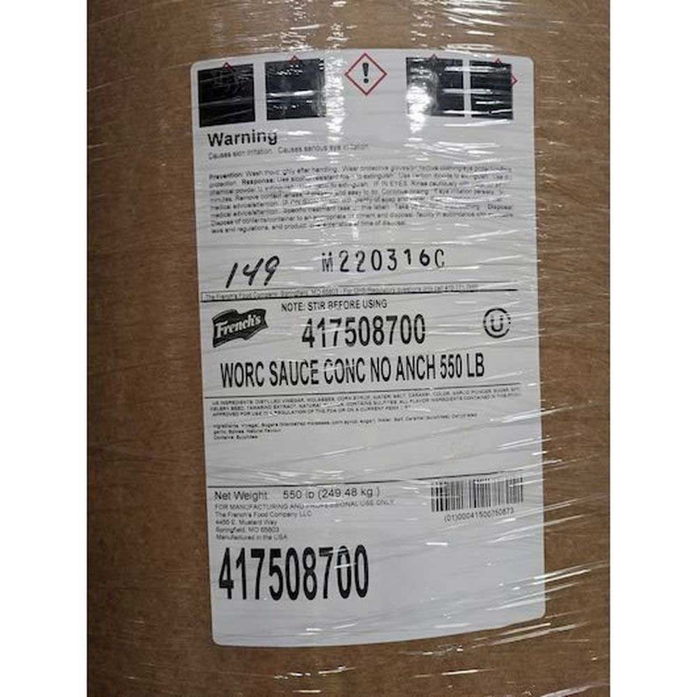 Frenchs Concentrated Worcestershire Sauce, 550 Pound