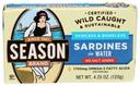 Seas Sard S&B Wtr No Salt - 4.375ounce each -- 12 per case.