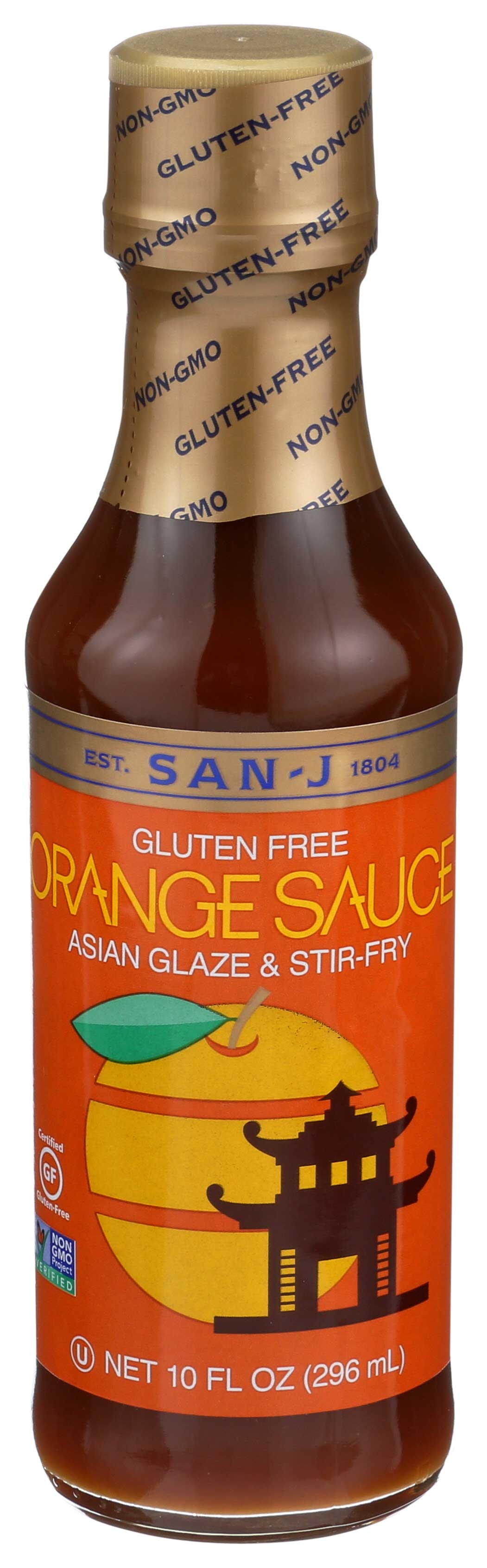 San J Orange Sauce, 10 Ounce -- 6 per case.