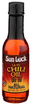 Sun Luck Hot Chili Oil, 5 Ounce -- 12 per case