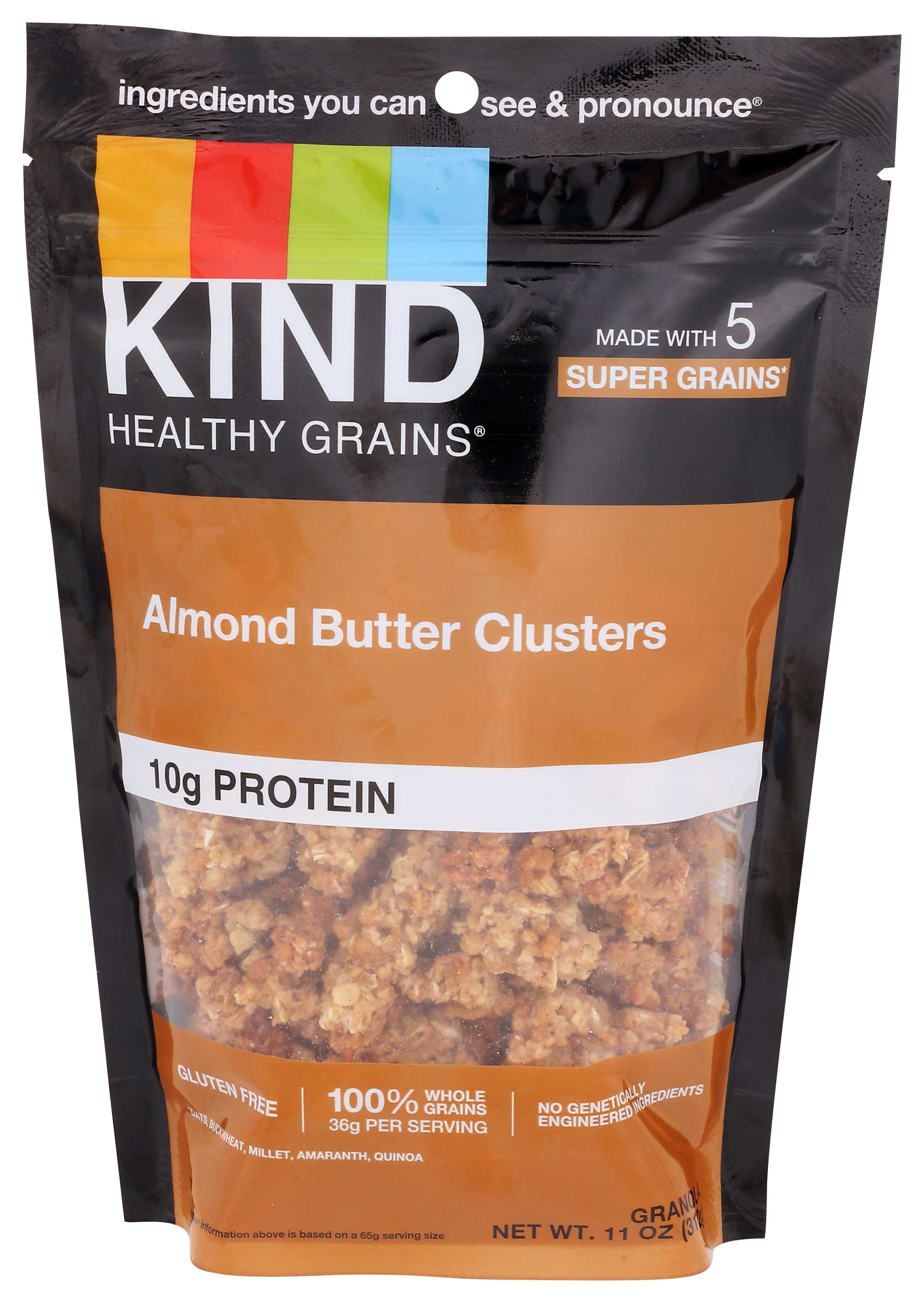 Kind Healthy Grains Almond Butter Whole Grain Cluster, 11 Ounce -- 6 per case