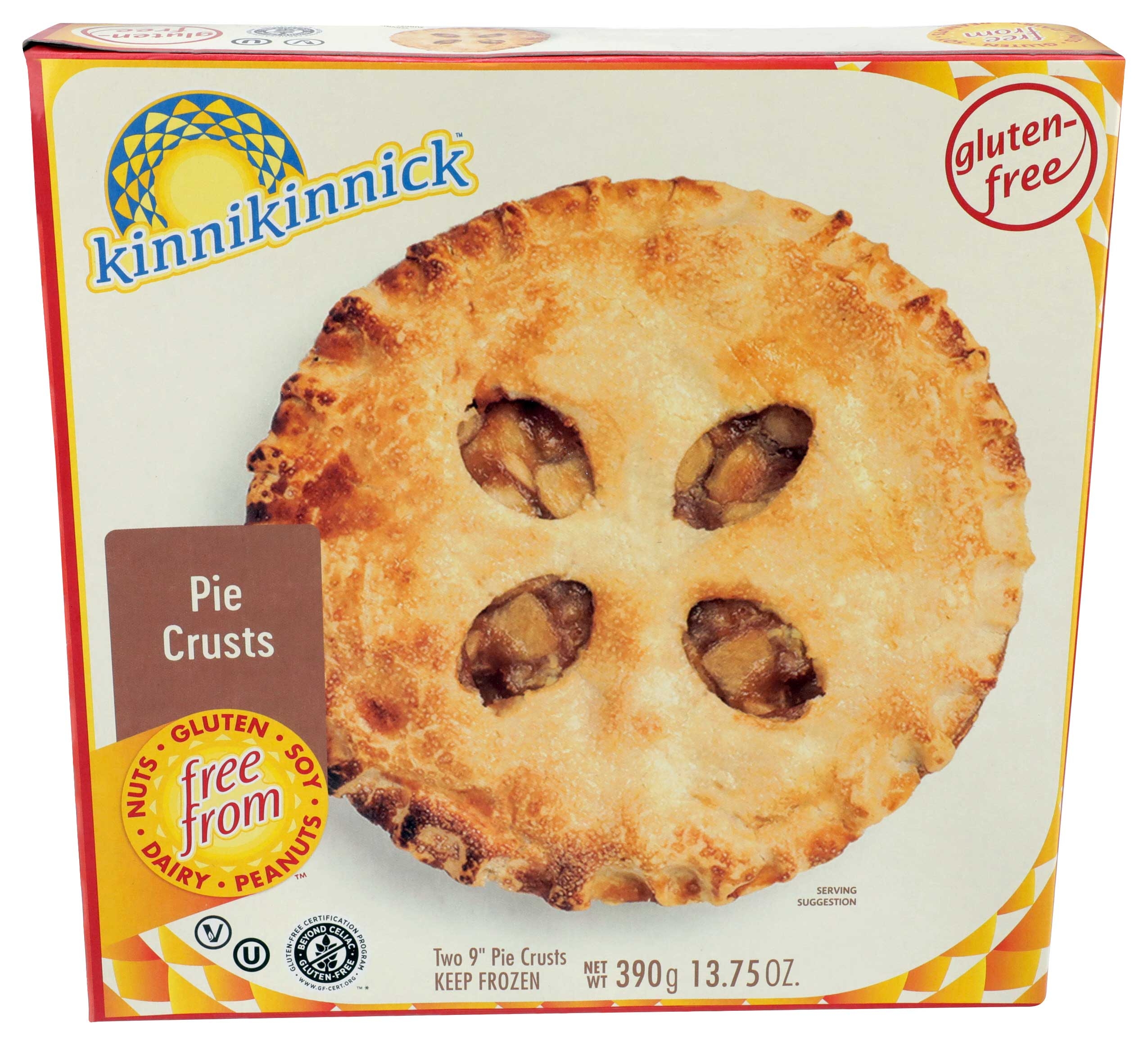 Kinnikinnick Pie Crust, 13.75 Ounce -- 6 per case