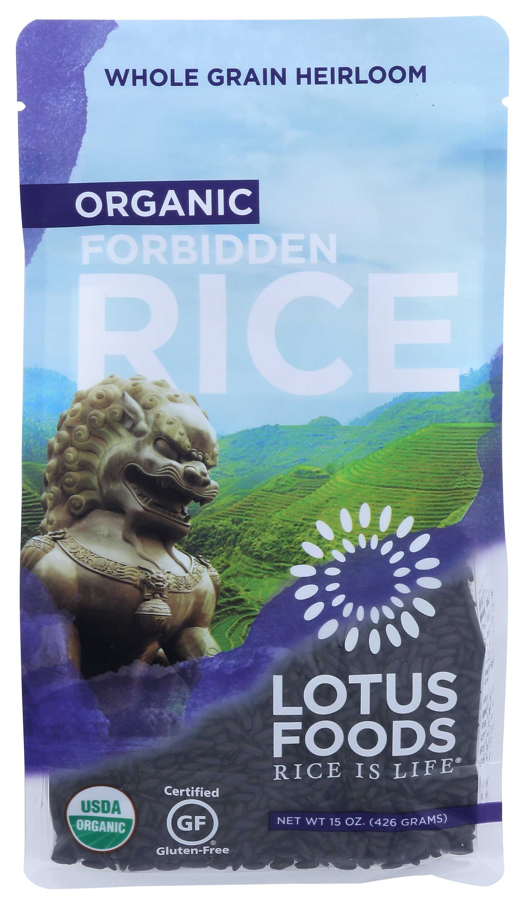 Lotus Organic Forbidden Rice, 15 Ounce -- 6 per case.