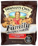 Newmans Own Organics Chocolate Chip Cookie, 7 Ounce -- 6 per case.