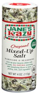 Janes Krazy Original Mixed Up Salt Seasoning, 4 Ounce -- 12 per case
