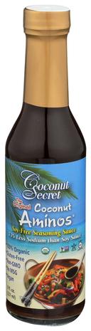Coconut Secret Organic Raw Coconut Aminos, 8 Fluid Ounce -- 12 per case.