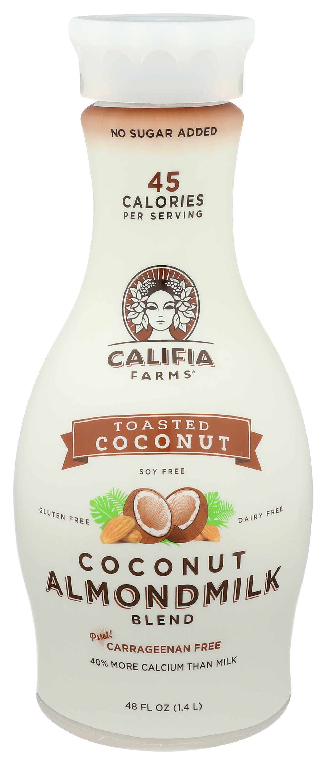 Califia Farms Toasted Coconut Almond Milk, 48 Fluid Ounce -- 6 per case