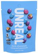 Unreal Dark Chocolate Peanut Gems, 6 Ounce -- 6 per case.