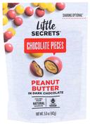Little Secrets Peanut Butter Dark Chocolate Candies, 5 Ounce -- 8 per case.