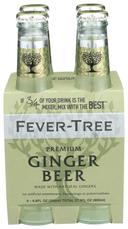 Fever Tree Premium Ginger Beer Soda, 6.8 Fluid Ounce - 4 per pack -- 6 packs per case.