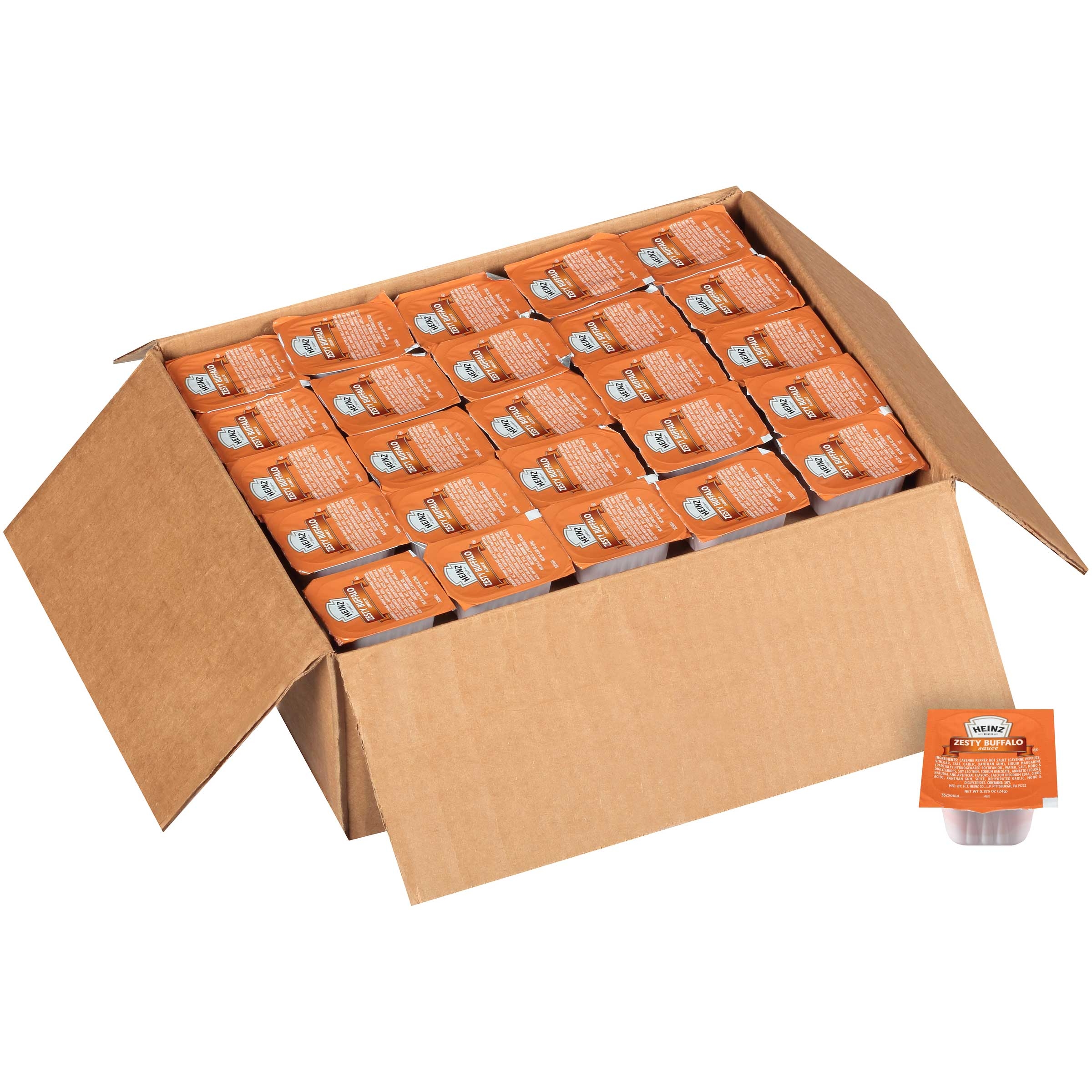 Heinz Zesty Buffalo Sauce, 0.875 Ounce -- 100 per case.