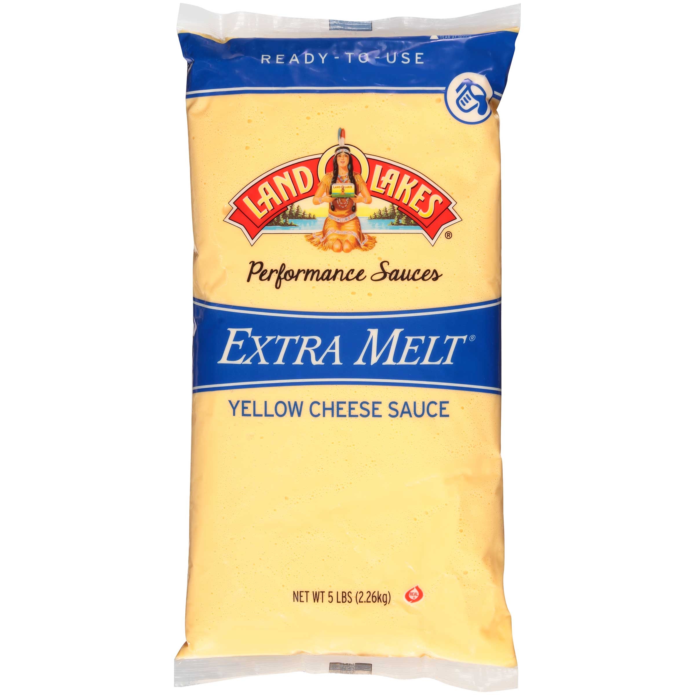 Land O Lakes Extra Melt Yellow Cheese Sauce, 5 Pound