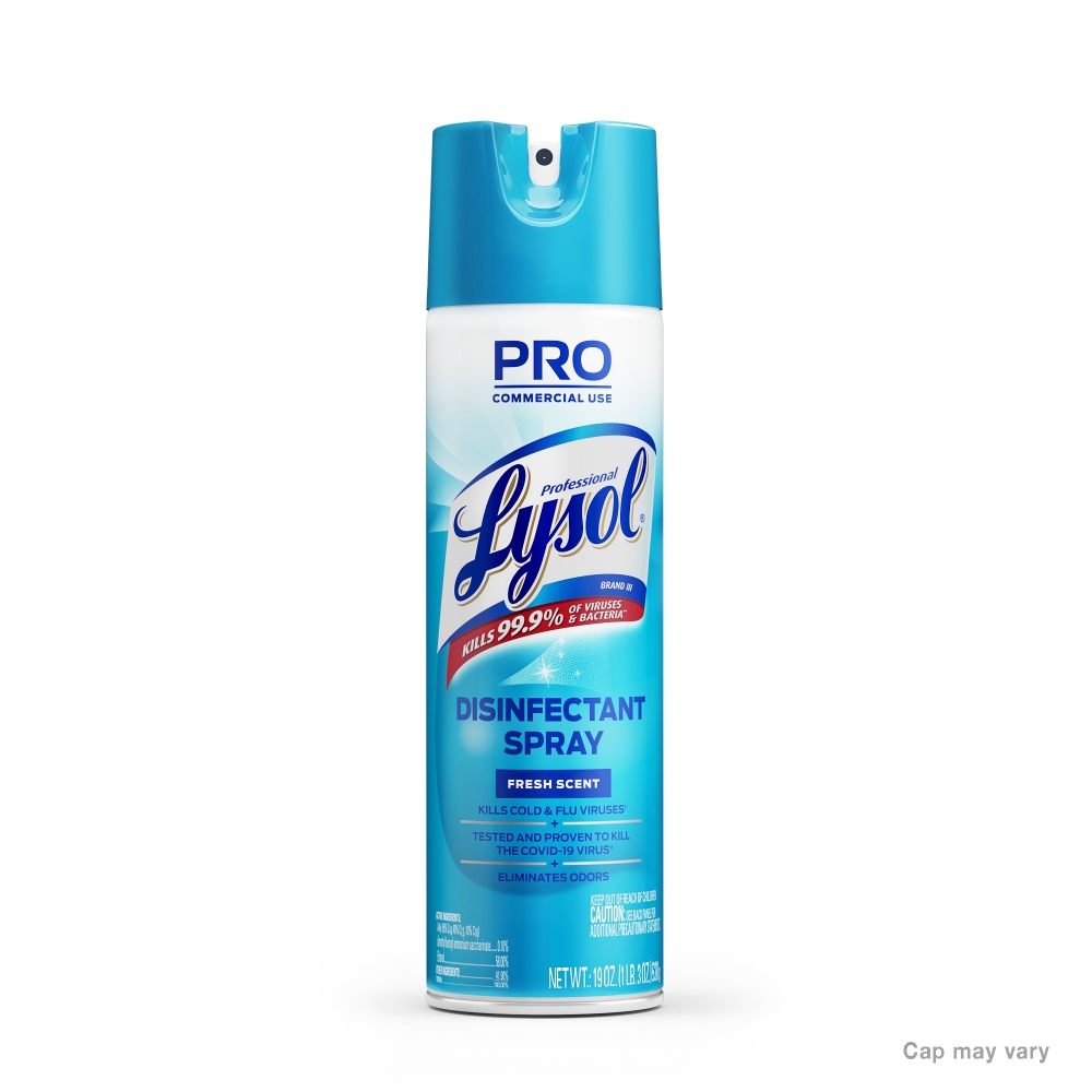 Lysol Disinfectant Fresh Scent Spray, 19 Ounce -- 12 per case.