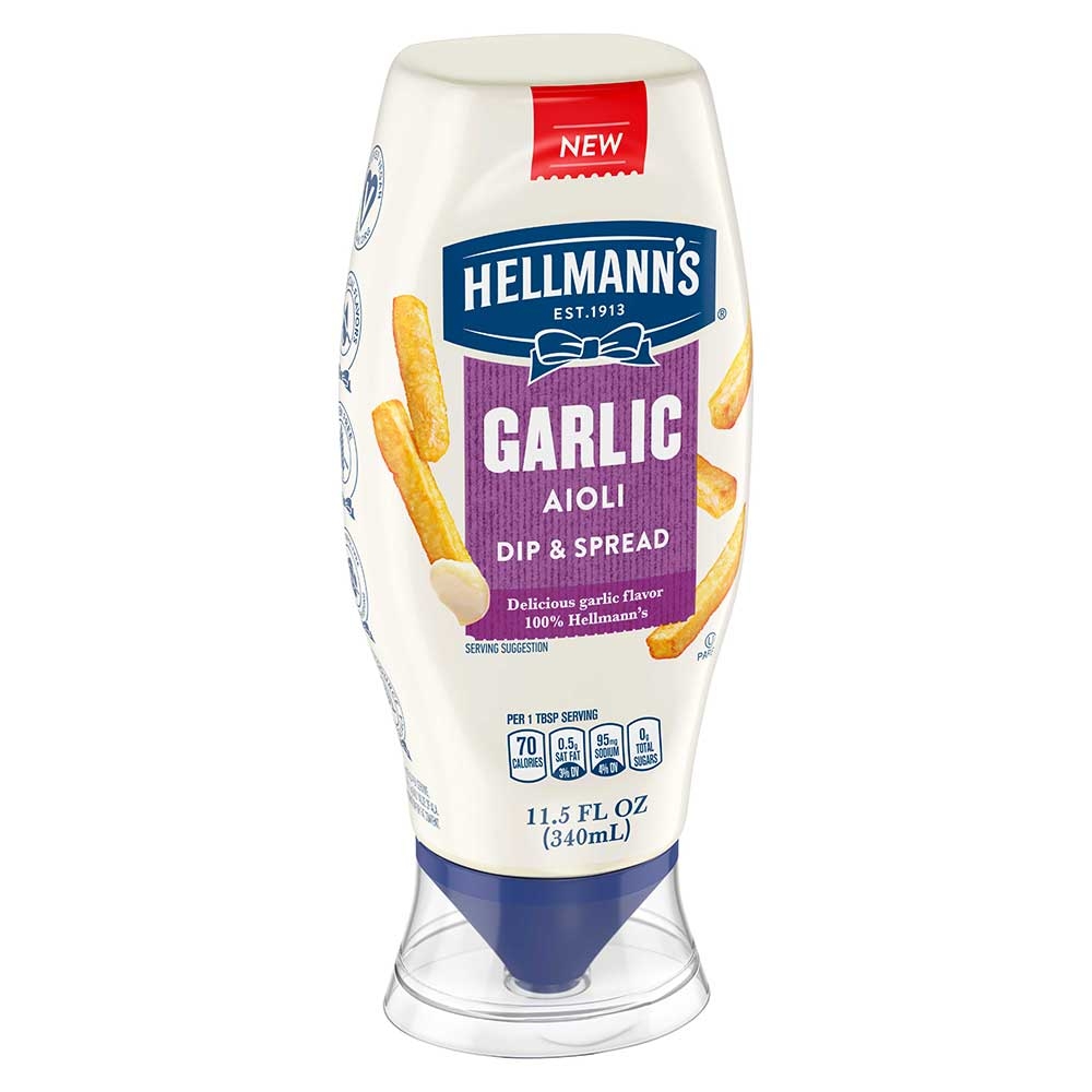 Hellmann's Garlic Aioli, 11.5 Ounce -- 12 per case