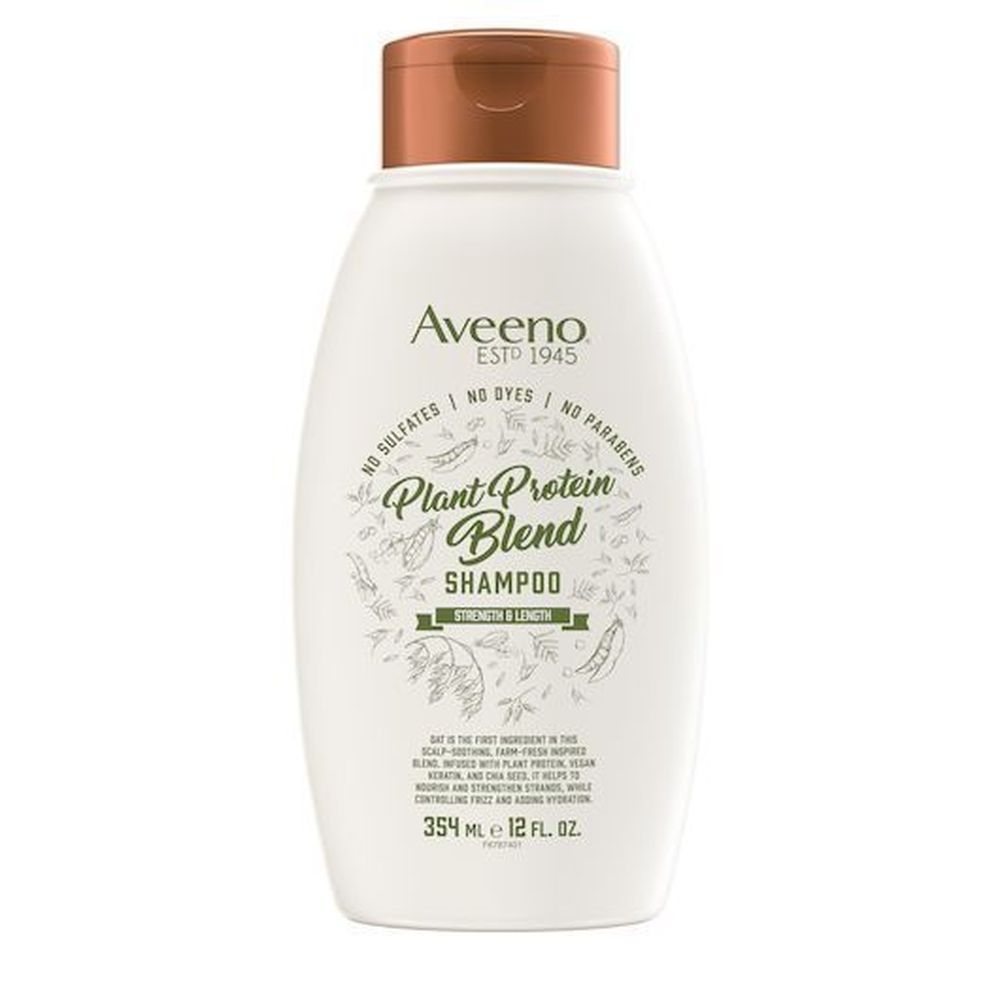 Aveeno Plant Protein Blend Shampoo, 354 Milliliter -- 4 per case