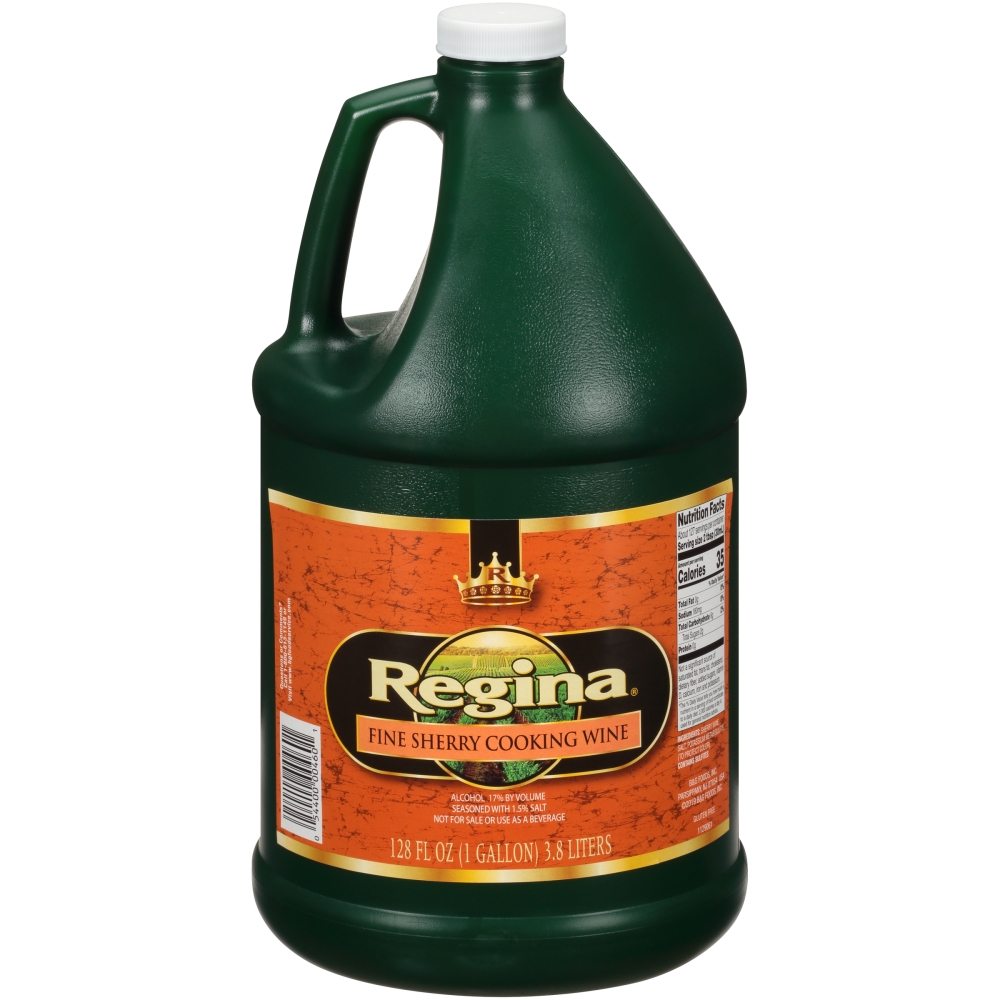 Regina Cooking Wine,Sherry, Plastic,1 Gallon -- 4 Case