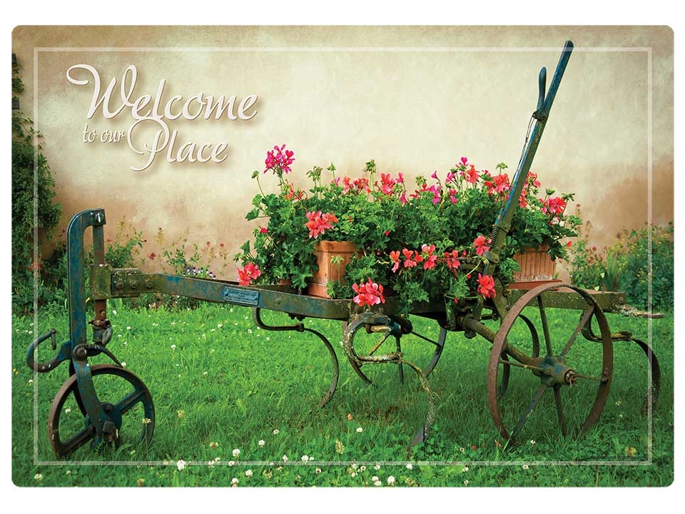 Hoffmaster Welcome to Our Place Placemat, 9.75 x 14 inch -- 1000 per case.
