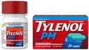 Tylenol PM Extra Strength Acetaminophen Pain Reliever Nighttime Sleep Aid Caplet, 24 per unit -- 72 per case