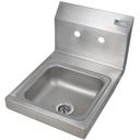 John Boos Stainless Steel Wall Mount Space Saver Hand Sink, 9 x 9 x 5 inch.