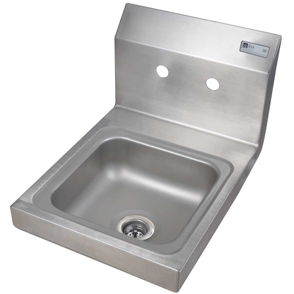 John Boos Stainless Steel Wall Mount Space Saver Hand Sink, 9 x 9 x 5 inch.