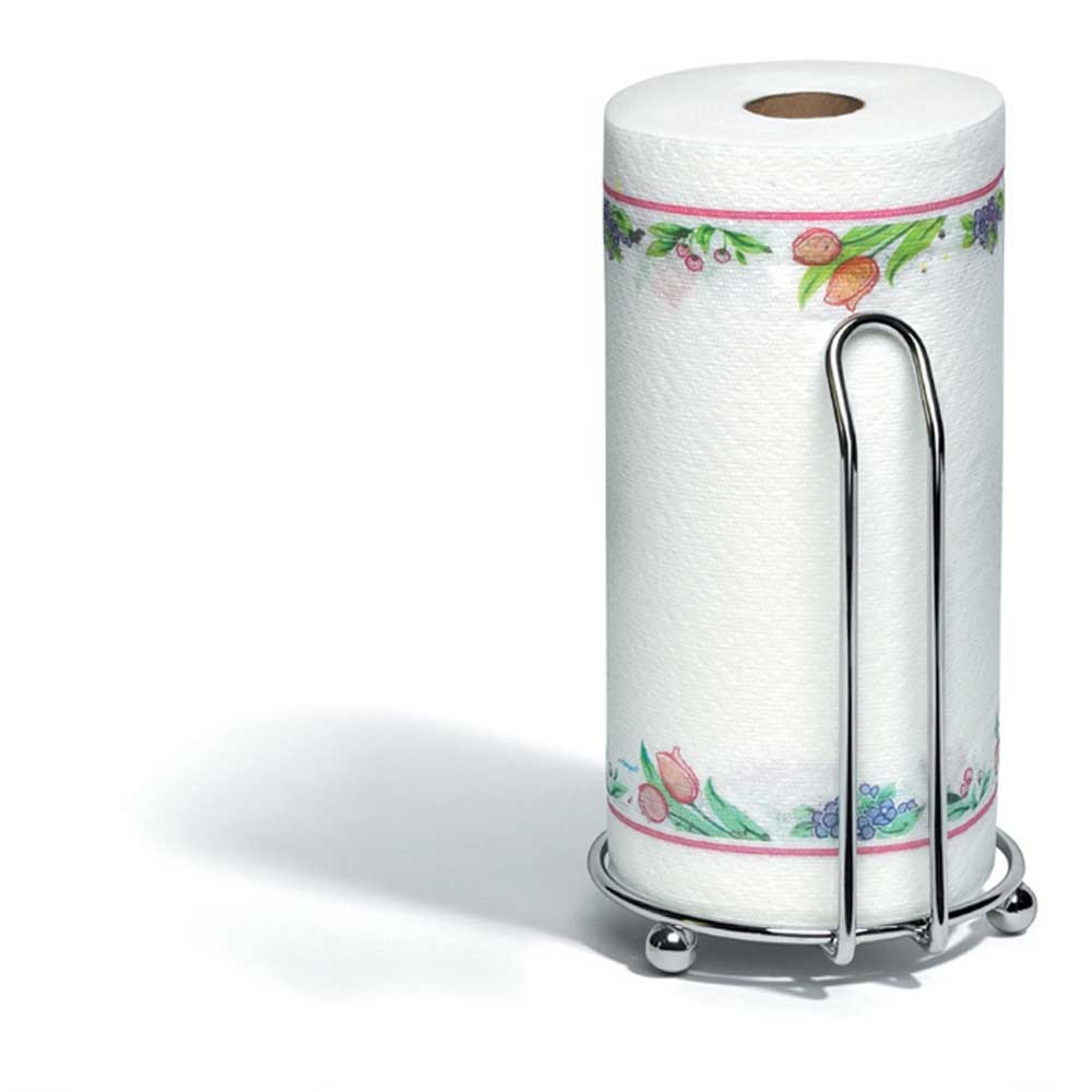 Spectrum Chrome Pantry Works Deluxe Paper Towel Holder, 11 x 6.75 x 6 inch.