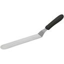 Winco Offset Spatula with Black Polypropylene Handle, 8 1/2 x 1 1/2 inch Blade -- 12 per case.