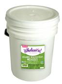 Wholesome Sweeteners Fair Trade Organic Blackstrap Molasses, 5 Gallon.