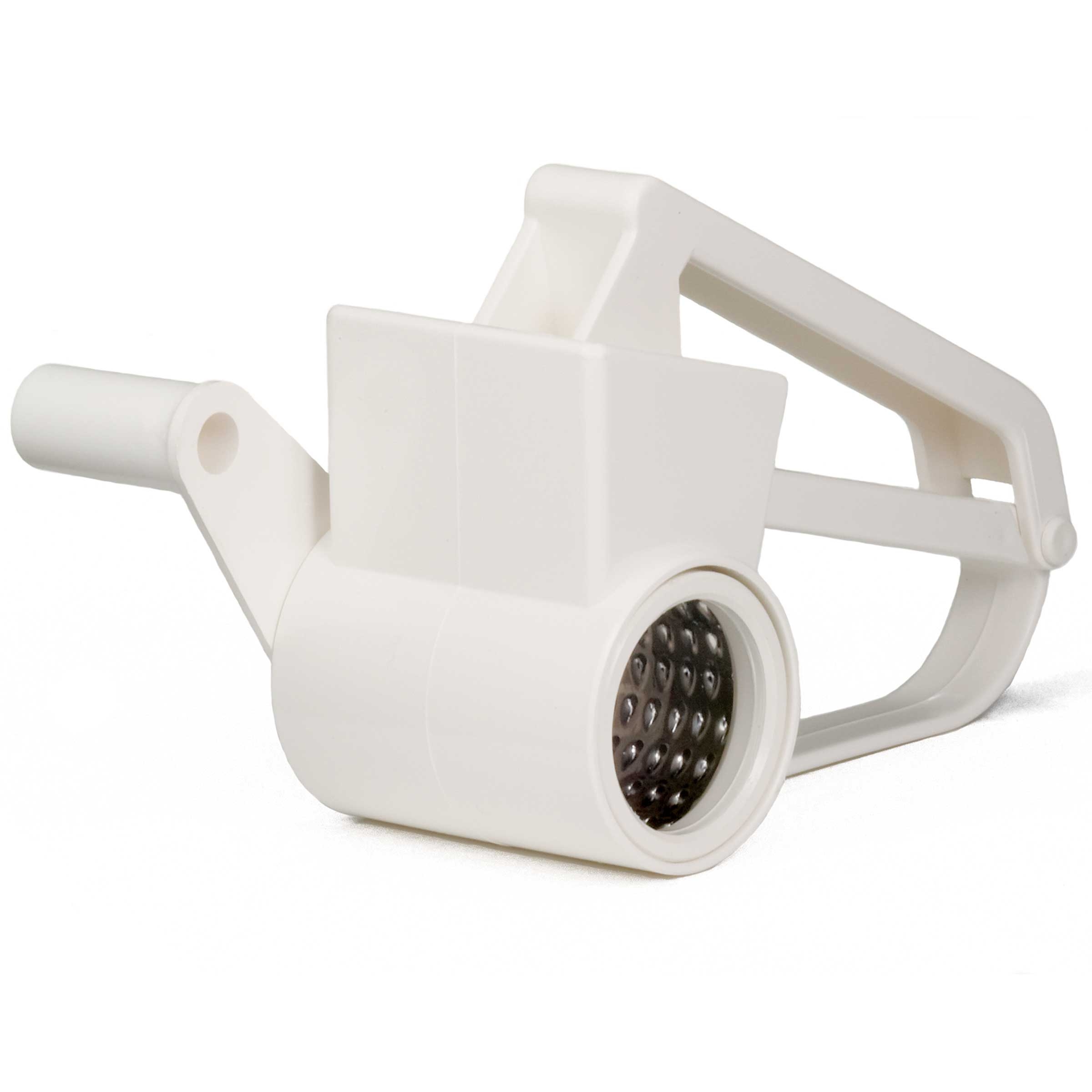 Tablecraft White Rotary Cheese Grater, 5.25 x 3.75 x 7 inch