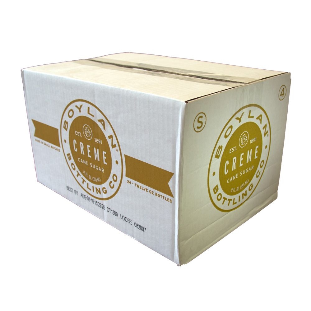 Boylan Bottling Co Creme Soda, 12 Ounce -- 24 per case.