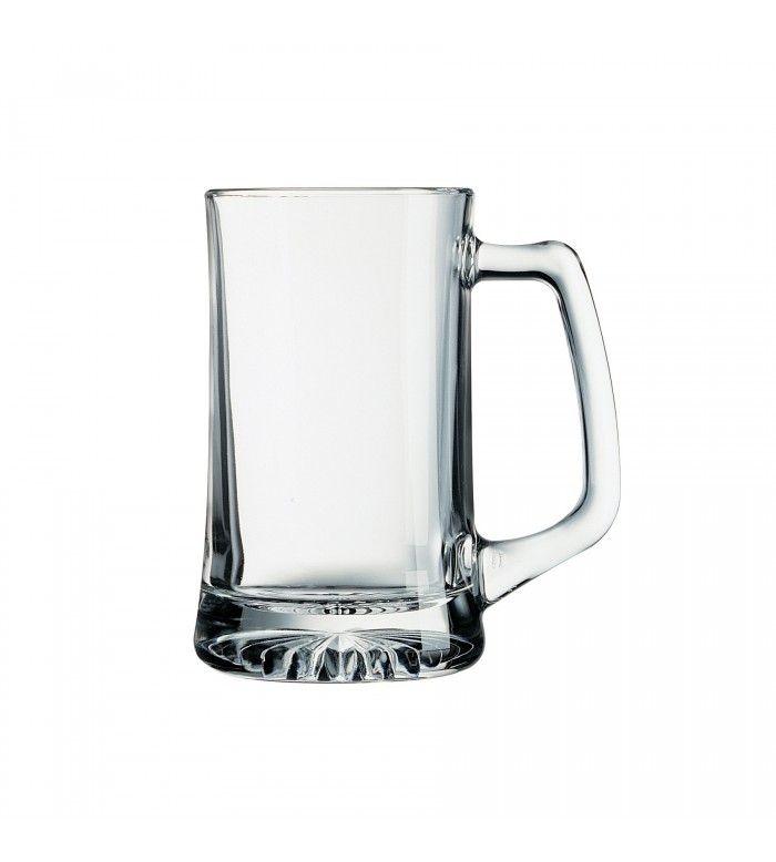 Cardinal International Arcoroc Glass Sport Beer Mug, 25 Ounce -- 12 per case.