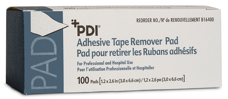 Nice-Pak Adhesive Tape Remover Pads - Prep Pads, 100 per pack -- 10 packs per case.