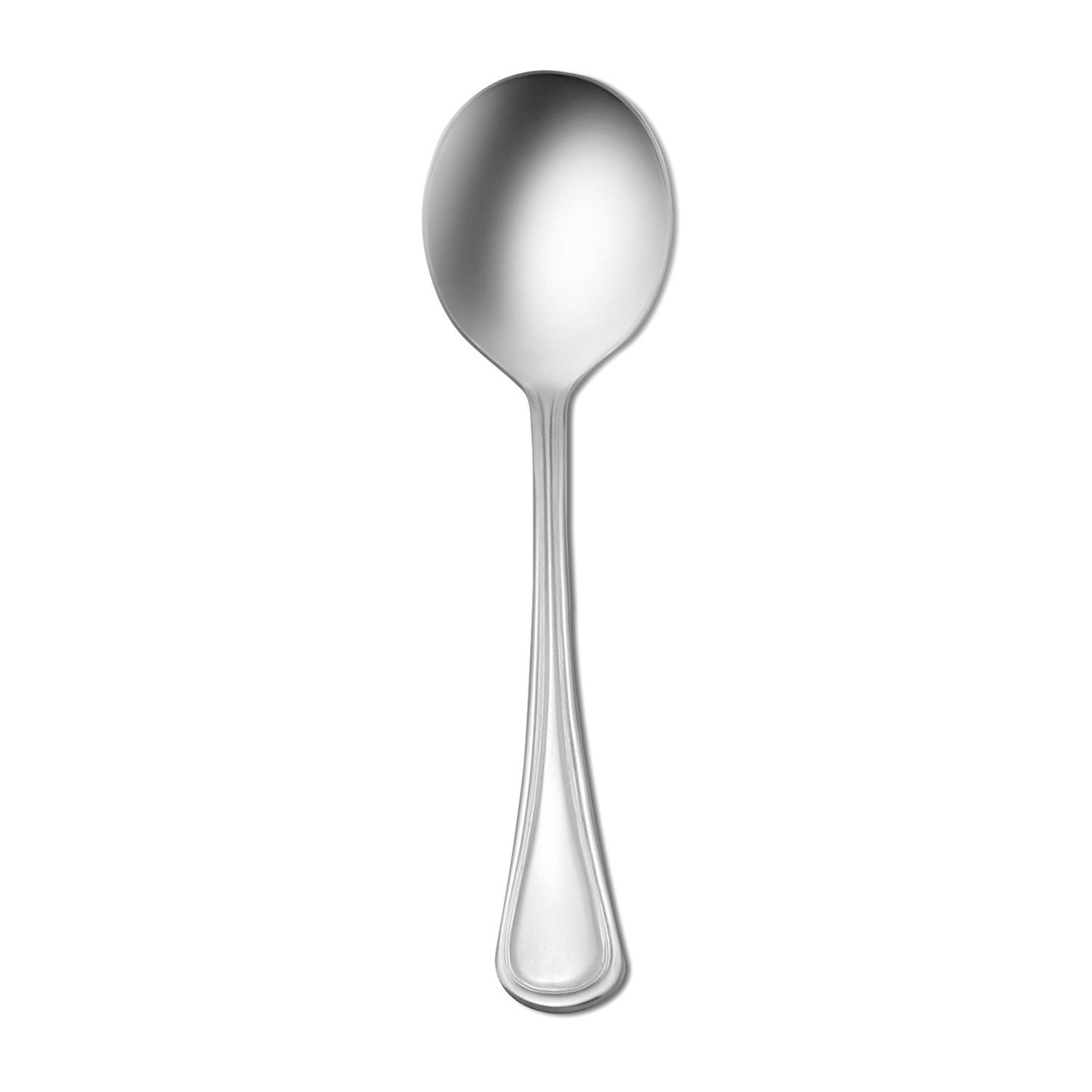 Oneida Barcelona Round Bowl Soup Spoon Pack -- 36 Per Case